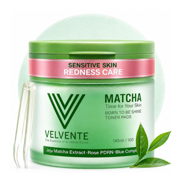 Matcha Toner Pads for Sensitive Skin