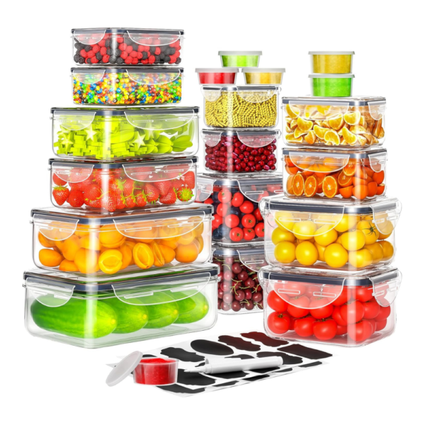 40 PCS Food Storage Containers